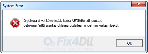 AERTARen.dll puuttuu